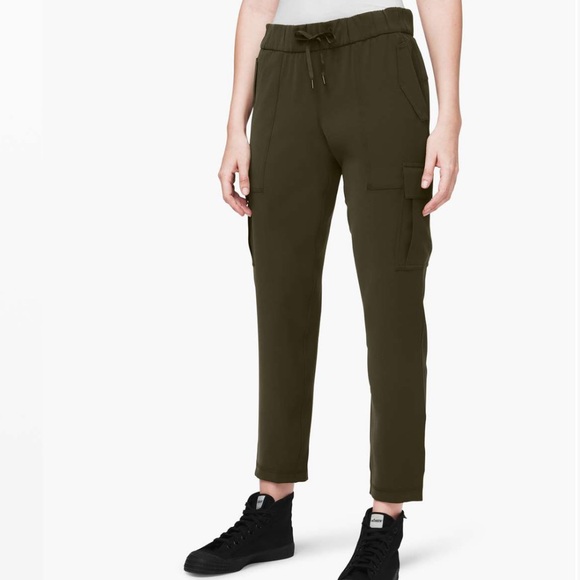 lululemon athletica Pants - Lululemon Ready Set Cargo Pant Dark Olive